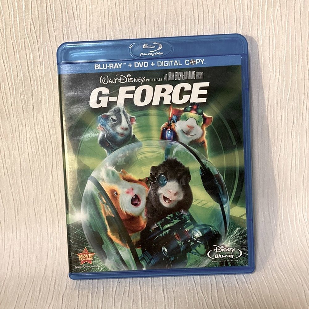 Disney G Force Bluray and DVD + Digital Copy